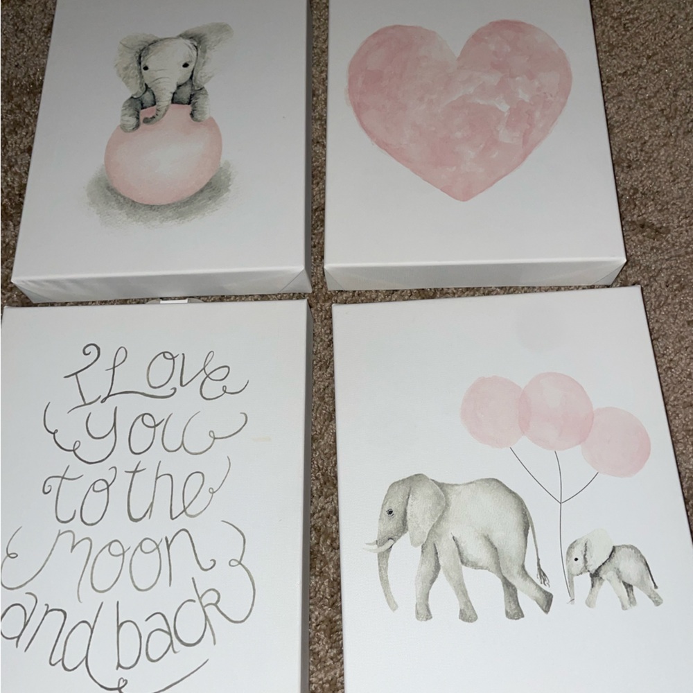Little girls room wall decor